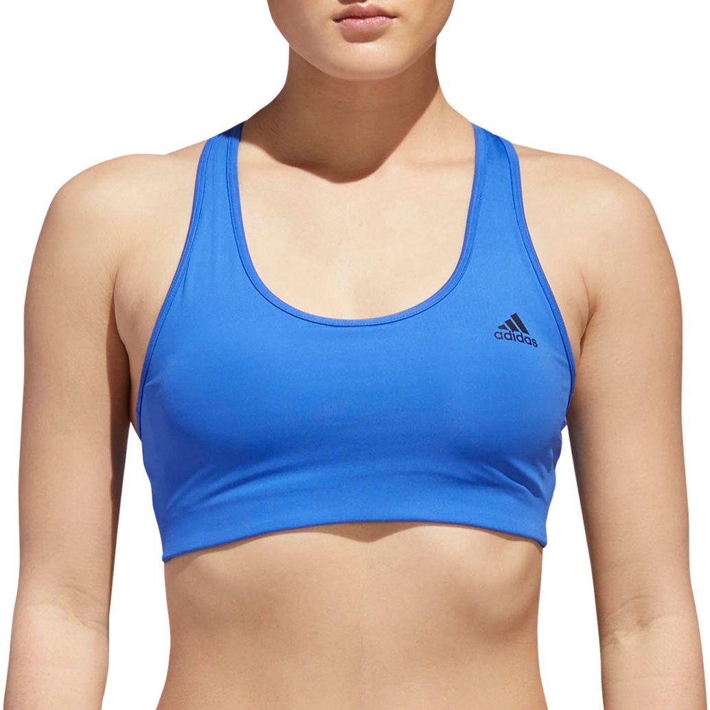 adidas Women's On Lock 3-Stripe Sports Bra