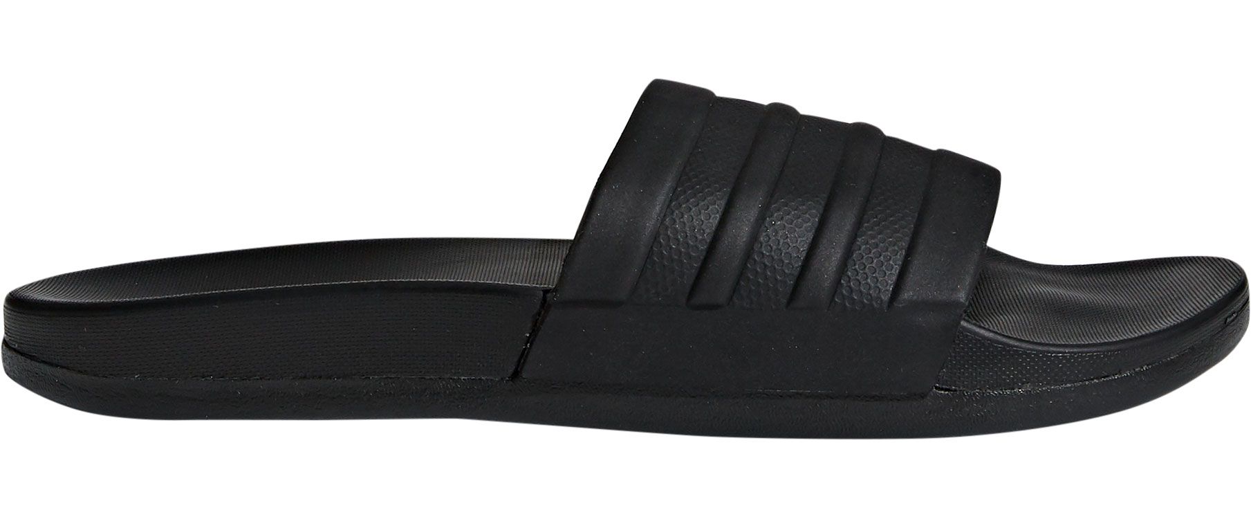 adidas womens black slides