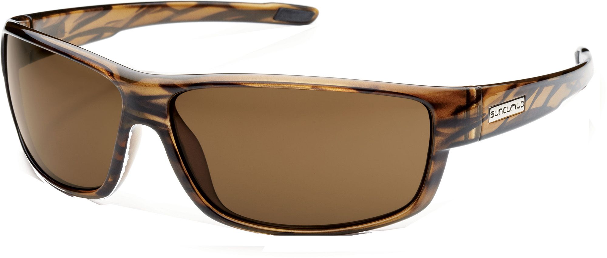 Photos - Sunglasses Suncloud Voucher Polarized , Men's, Brown/Stripe 17AF9AVCHRBRWNS