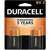 Duracell Coppertop 9V Alkaline Batteries – 2 Pack