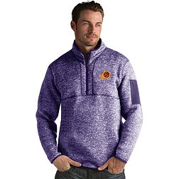 Antigua Men's Phoenix Suns Fortune Purple Half-Zip Pullover