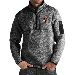 Antigua Men's Bowling Green Falcons Black Fortune Pullover Jacket
