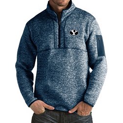 Antigua Men's BYU Cougars Blue Fortune Pullover Jacket