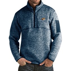 Antigua Men's Montana State Bobcats Blue Fortune Pullover Jacket