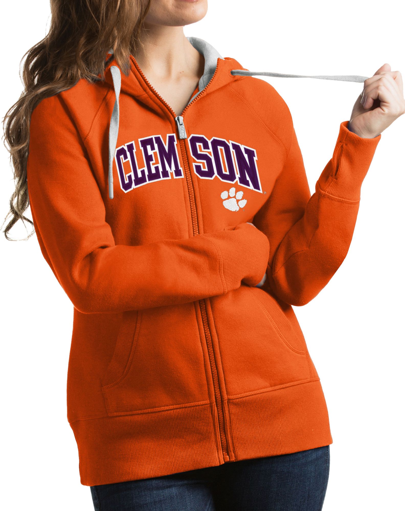 clemson full zip hoodie