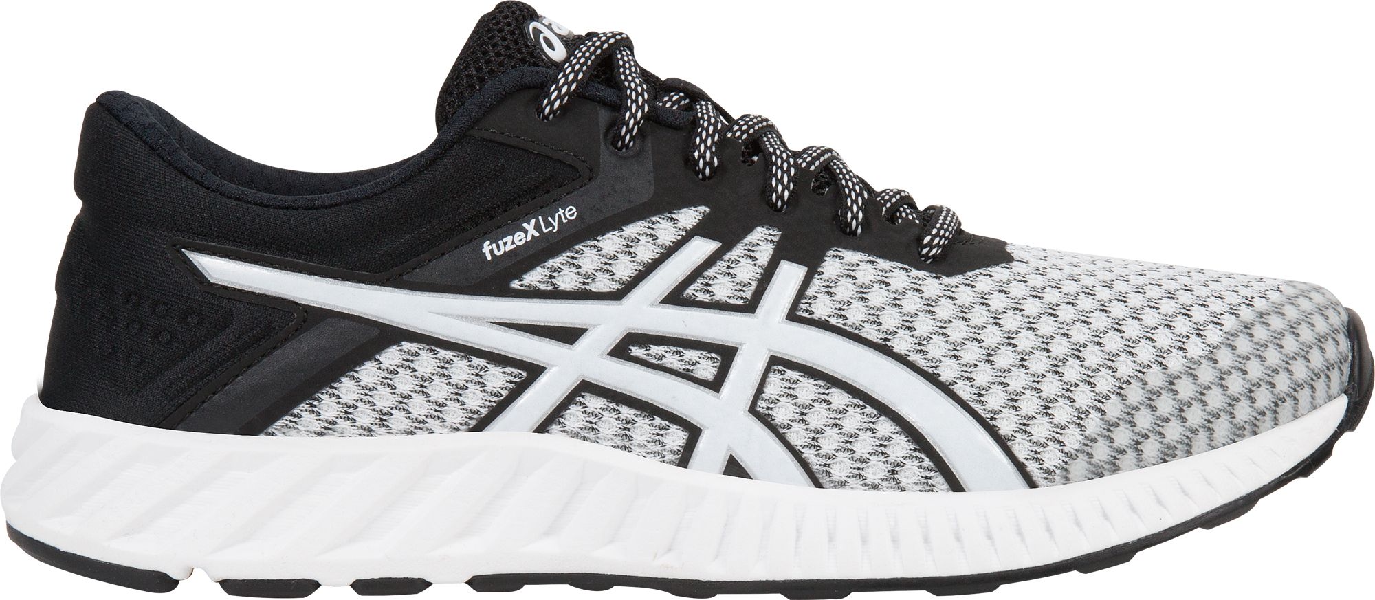 ladies black asics trainers