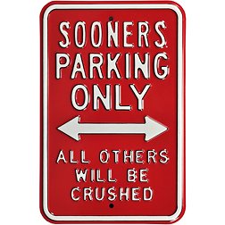 Authentic Street Signs Oklahoma Sooners Parking Sign