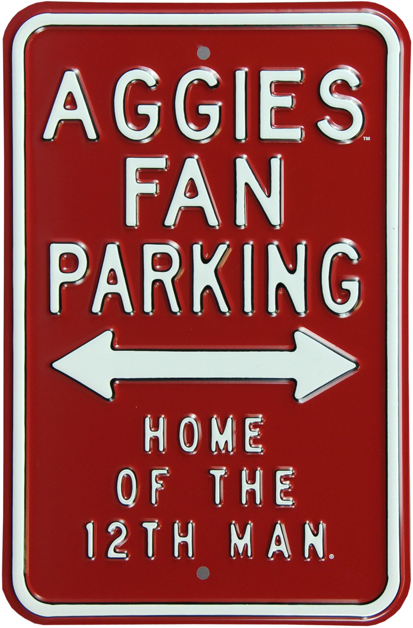 Authentic Street Signs Texas A&amp;M Aggies Parking Sign