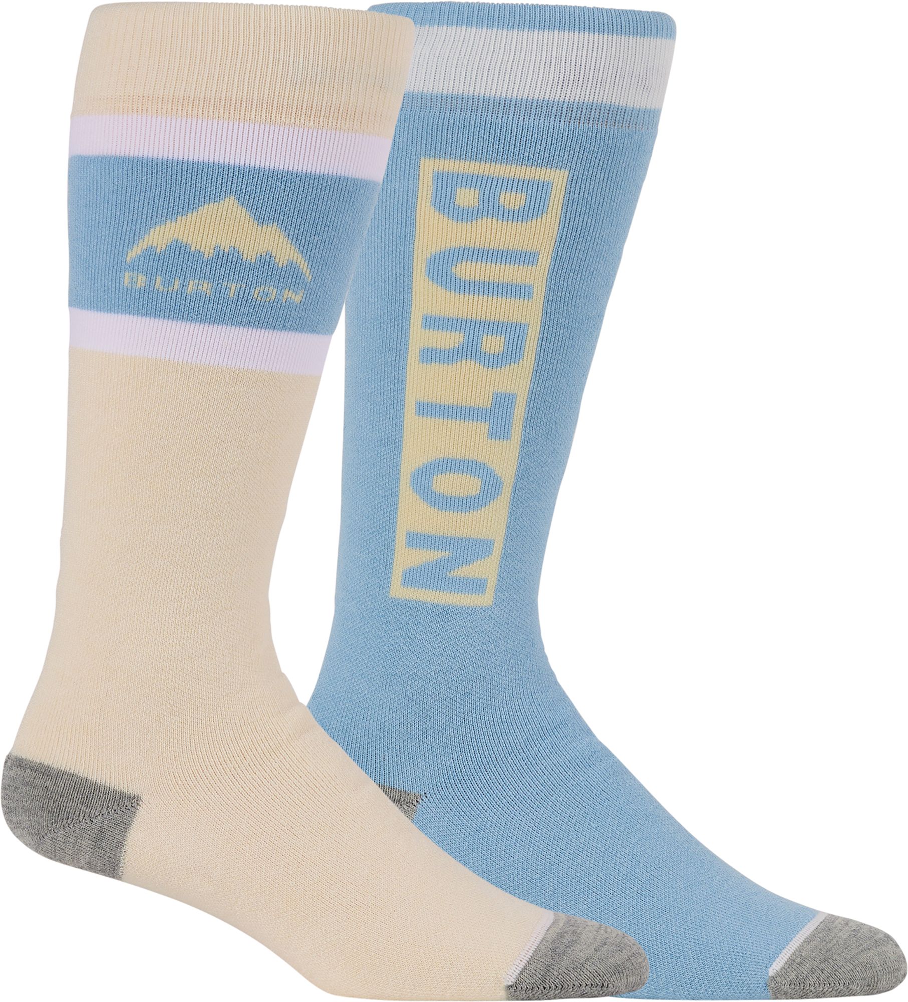 Burton Women's Weekend Midweight Ski Socks – 2 Pack