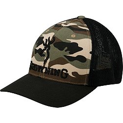 Browning Men's Army Camo Buckmark Fitted Hat
