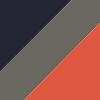 Black/Grey/Orange