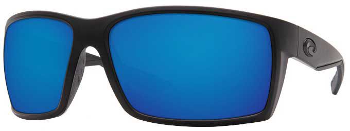 Photos - Sunglasses Costa Del Mar Reefton 580P Polarized , Men's, Blackout/Blue 17CD 