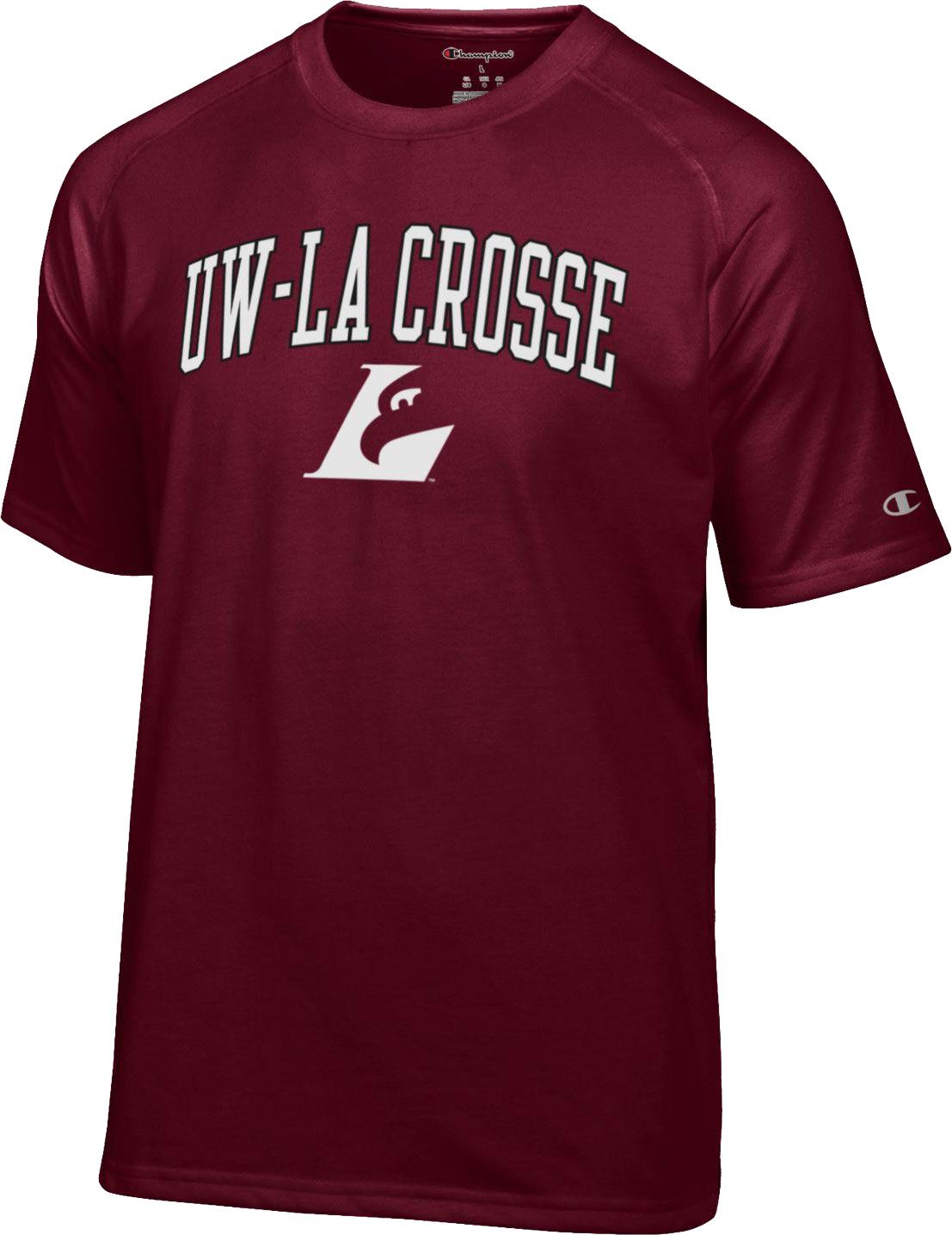 Champion Men's UWLa Crosse Eagles Maroon Logo TShirt DICK'S