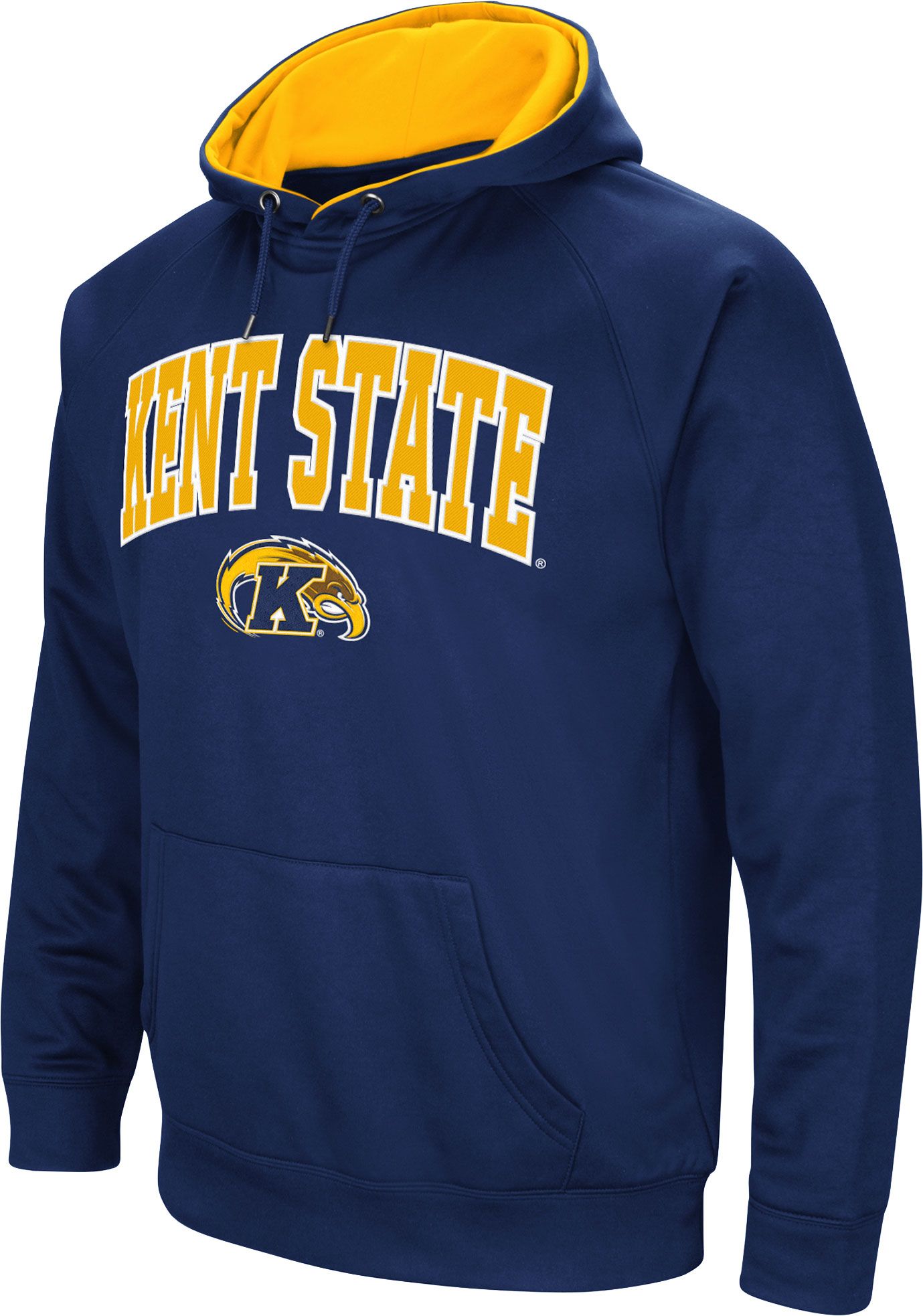 navy blue and gold hoodie