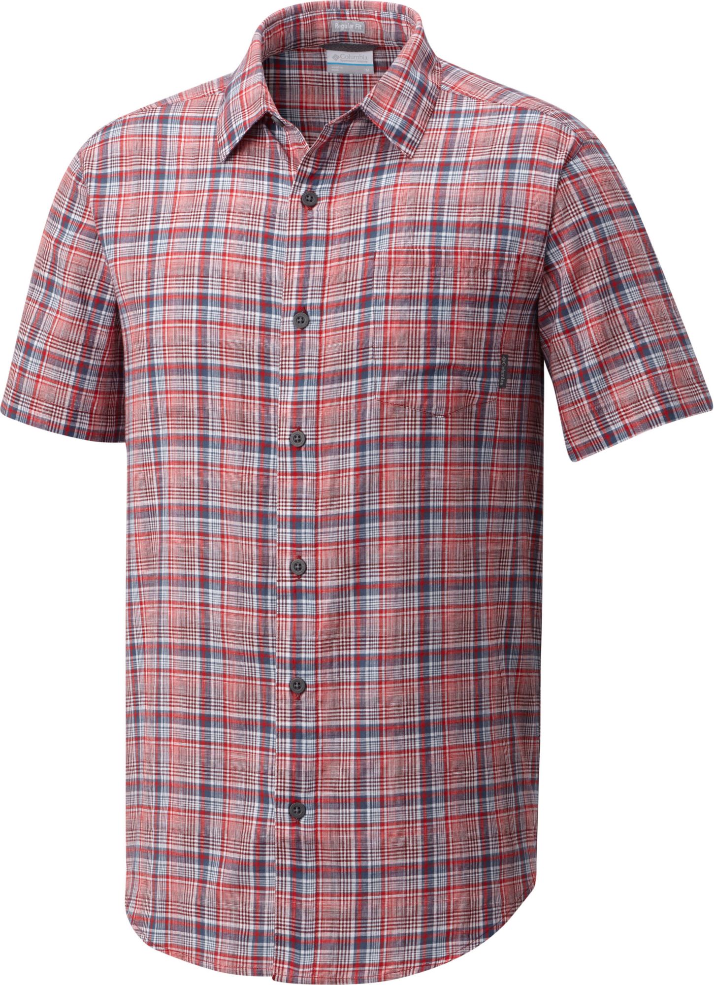 columbia men's button down short sleeve shirts