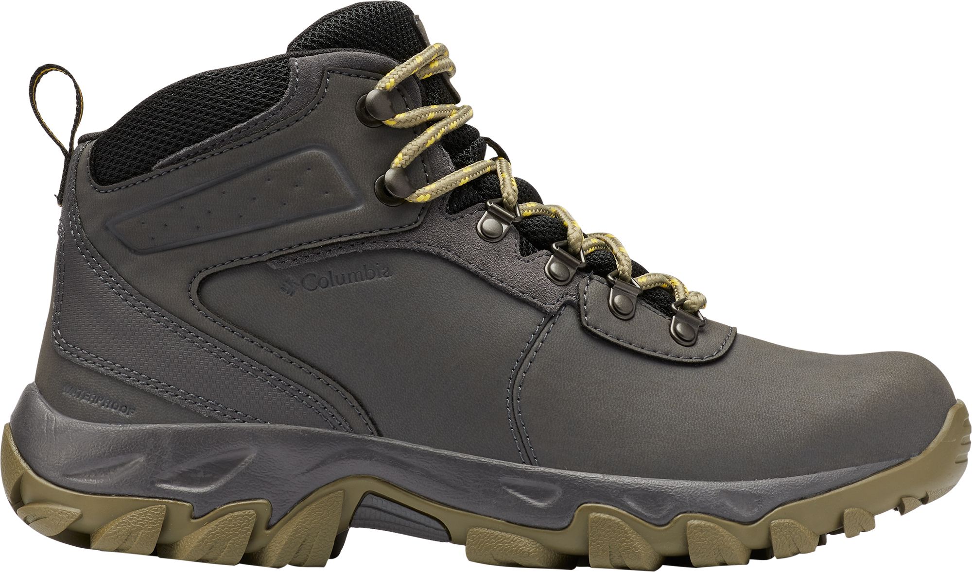 Photos - Trekking Shoes Columbia Men's Newton Ridge Plus II Waterproof Hiking Boots, Size 8.5, Dar 