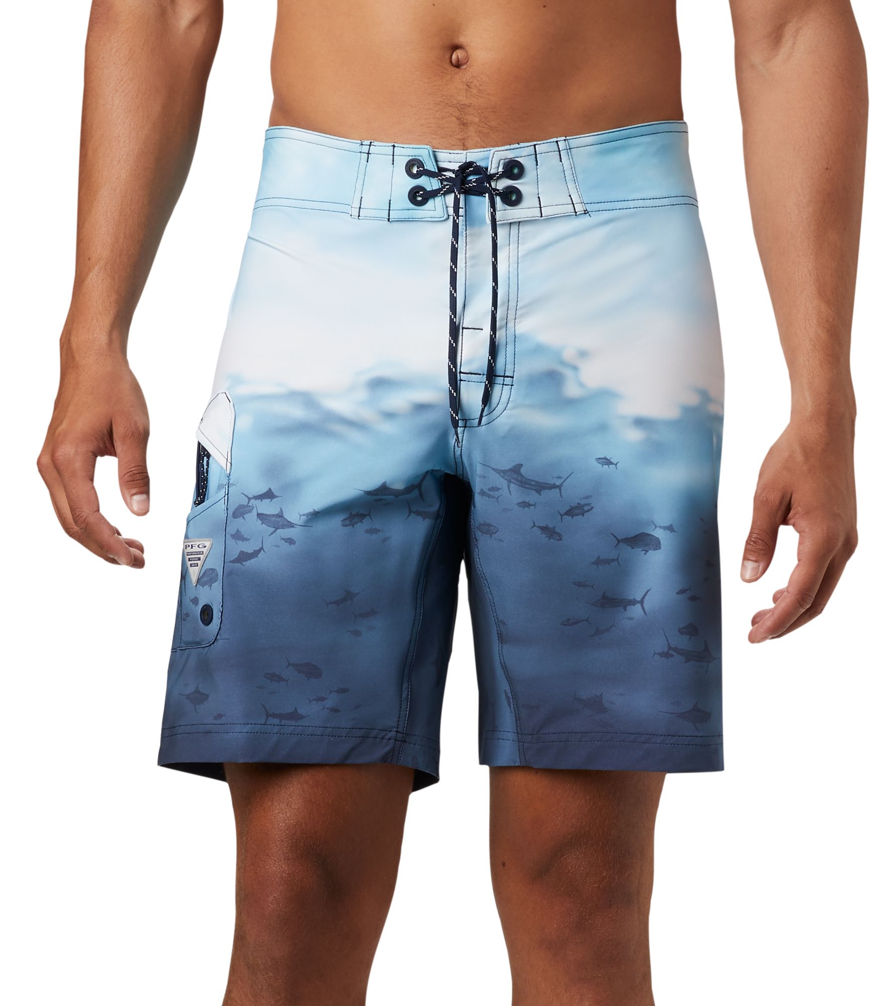Columbia Men's PFG Offshore II Board Shorts - Blue