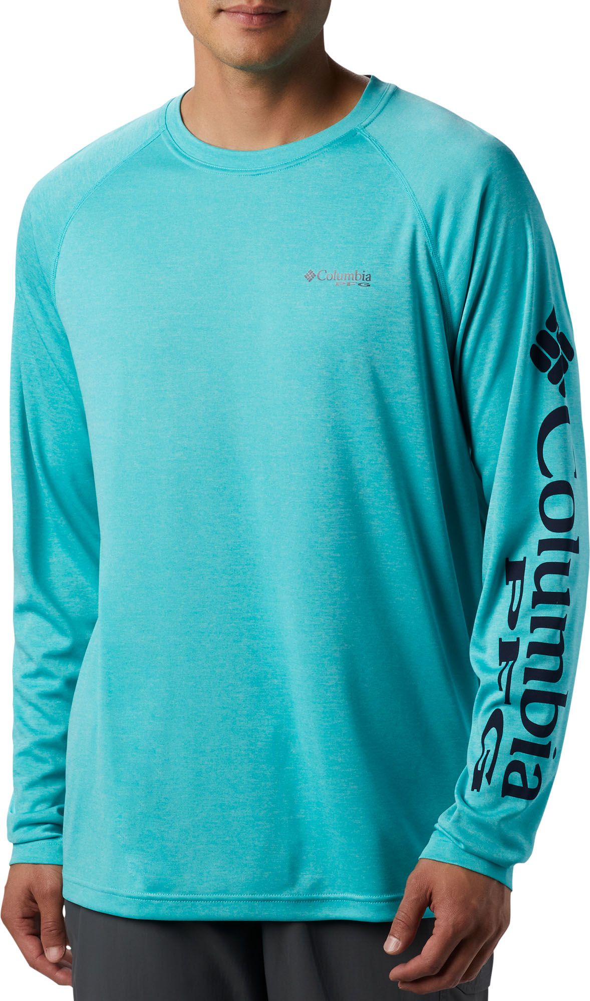 columbia blue long sleeve shirt