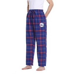 Concepts Sport Men's Philadelphia 76ers Plaid Flannel Pajama Pants