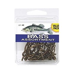 Eagle Claw Panfish/Crappie Hook Assortment, 80 Piece, Hooks
