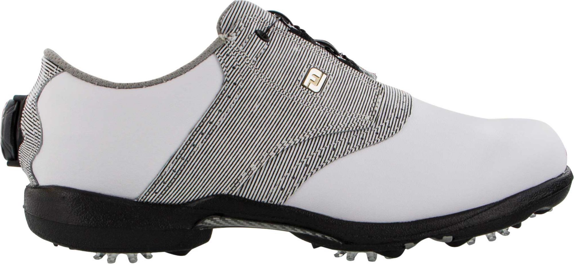 ladies black waterproof golf shoes