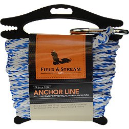Field & Stream Hollow Braid Polypropylene Anchor Line with Spring Hook