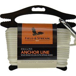 Field & Stream Solid Braid Nylon Anchor Line with Spring Hook