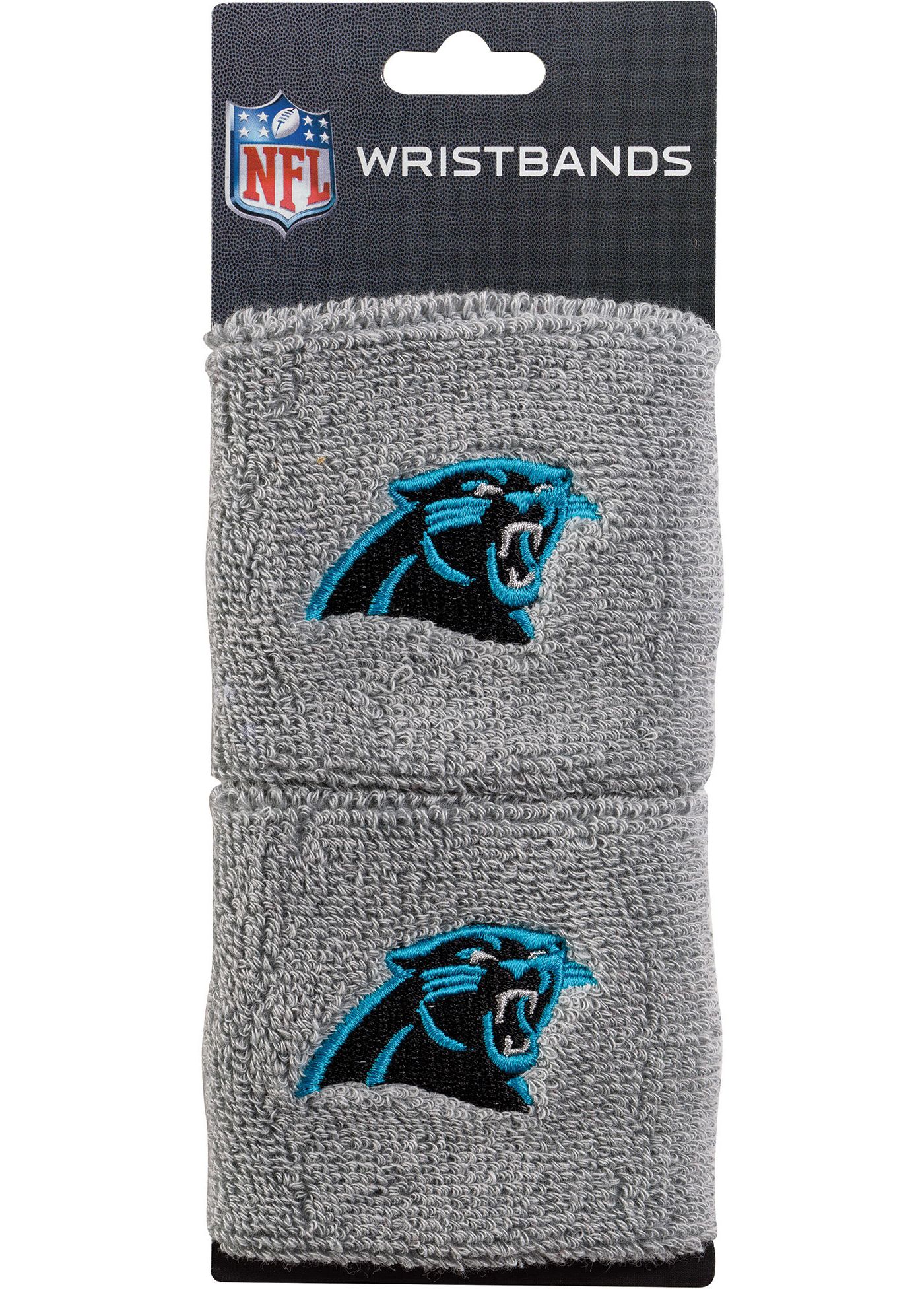 Franklin Carolina Panthers Embroidered Wristbands DICK'S Sporting Goods