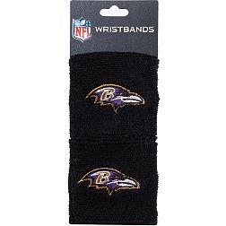 Franklin Baltimore Ravens Embroidered Wristbands