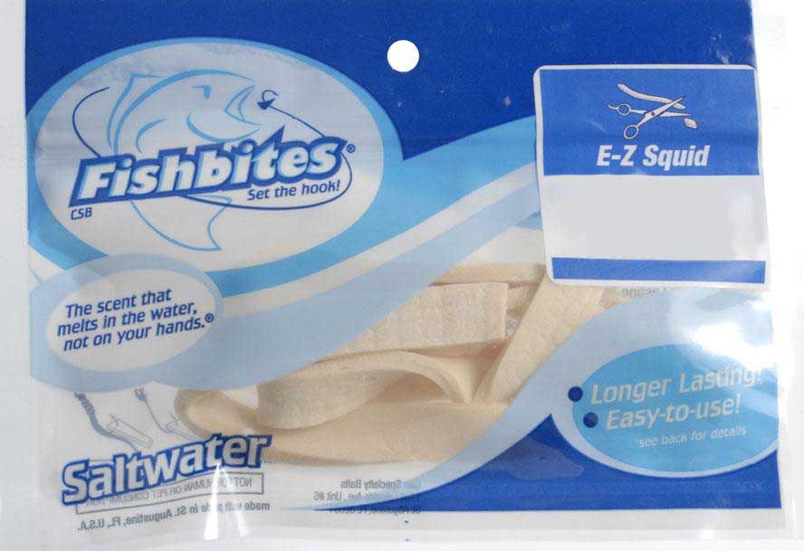 Fishbites E-Z Squid Long Lasting Saltwater Bait