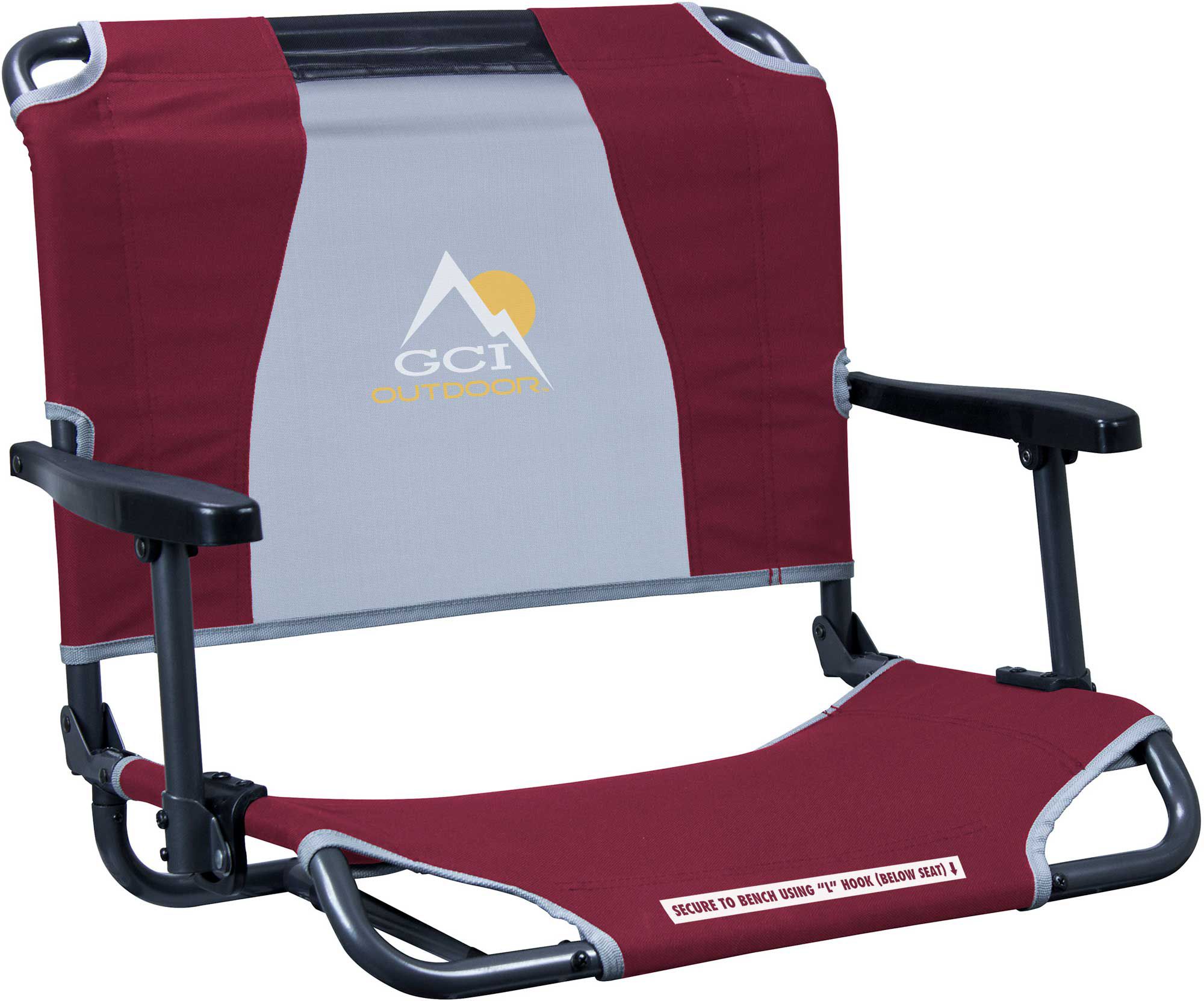 GCI Outdoor Big Comfort Stadium Chair with Armrests