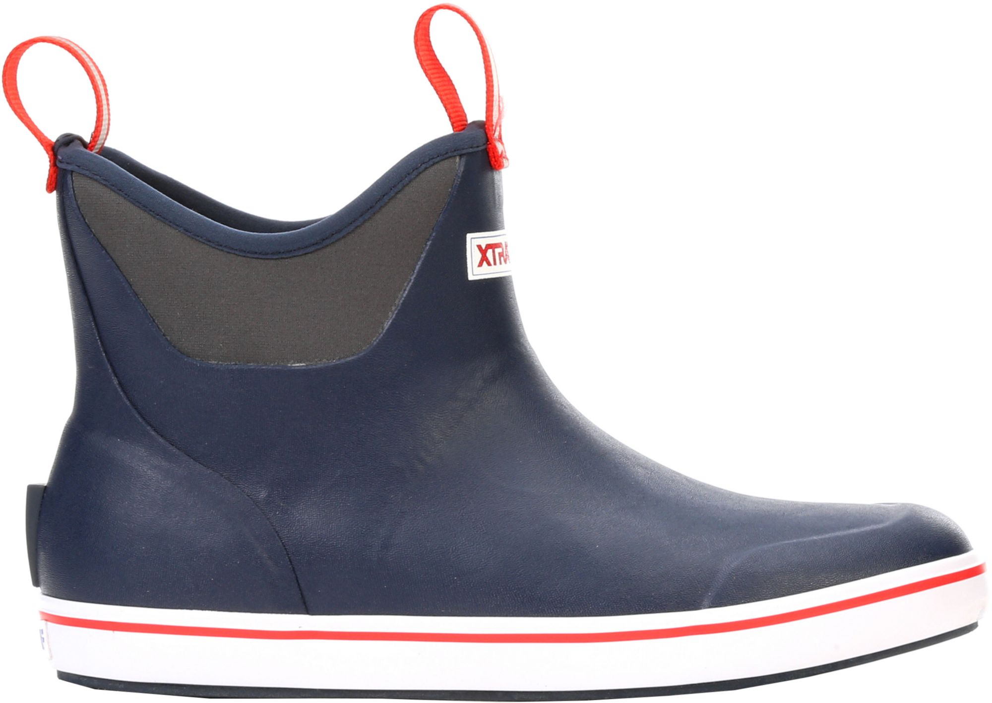 XTRATUF Men's 6'' Ankle Waterproof Deck Boots - Blue