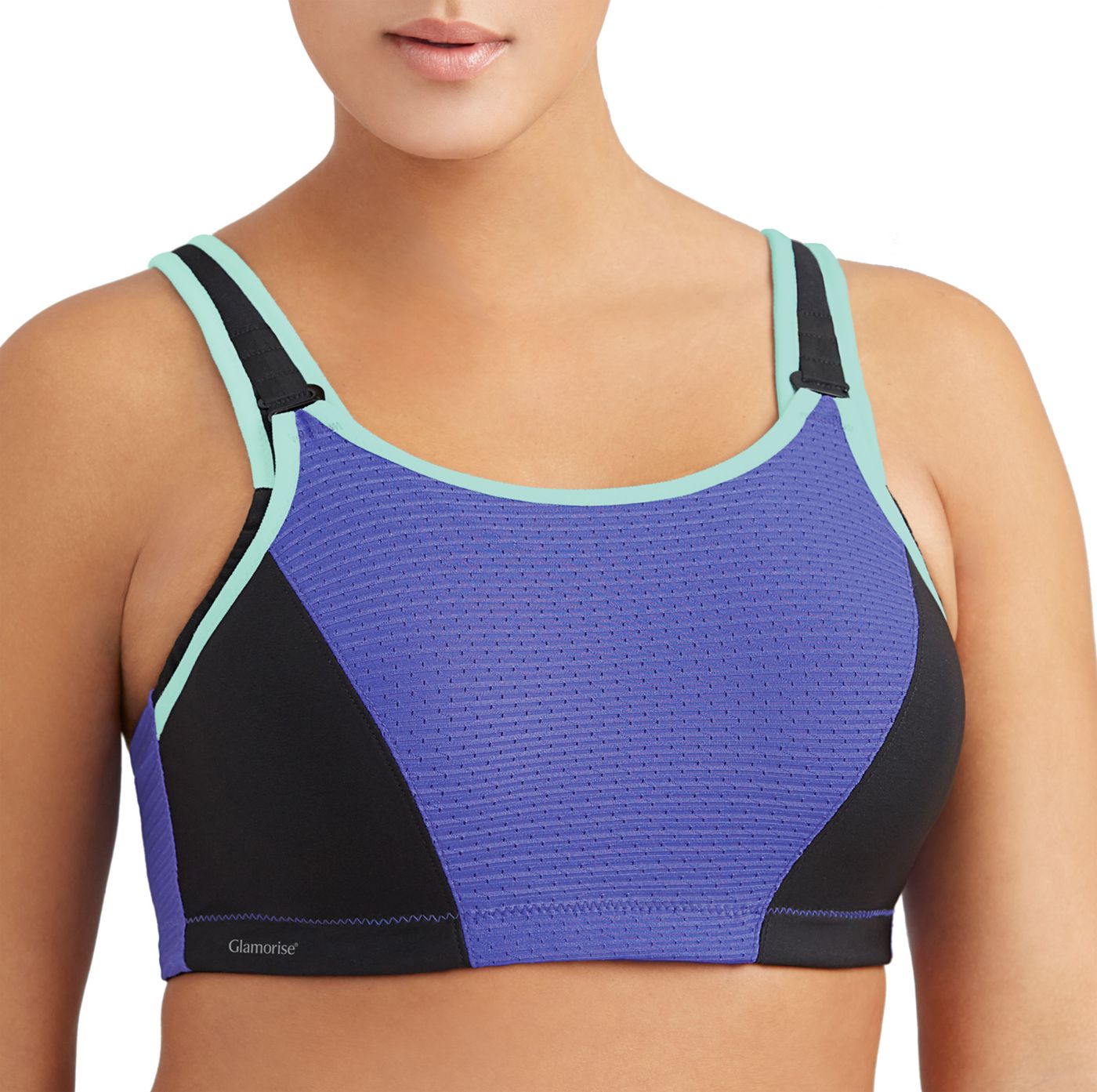 Glamorise Women's Adjustable Support Wired Sports Bra ...