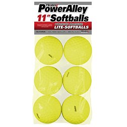 Heater 11'' Power Alley Lite Pitching Machine Softballs – 6 Pack