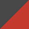 Charcoal/Rage Red