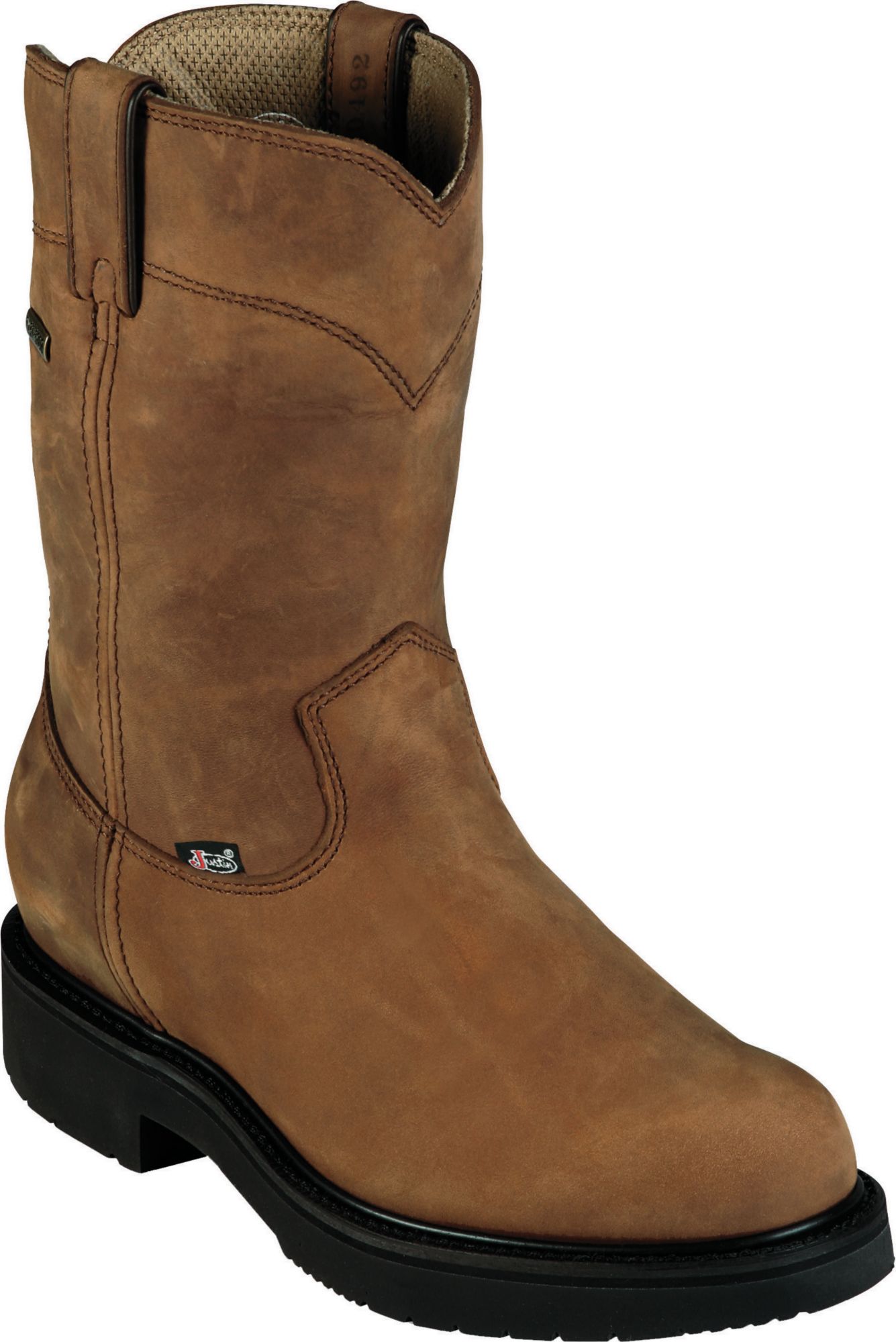 justin double comfort work boots