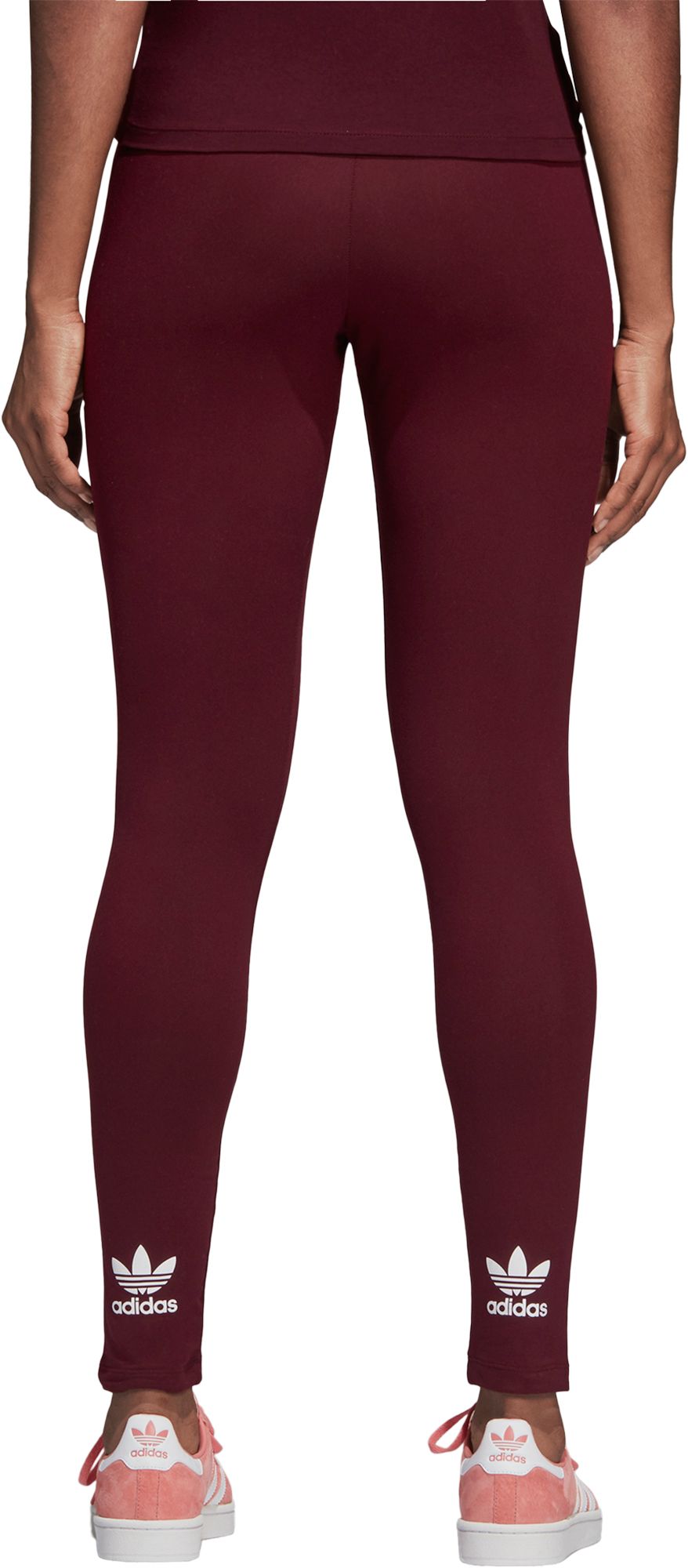 maroon adidas leggings