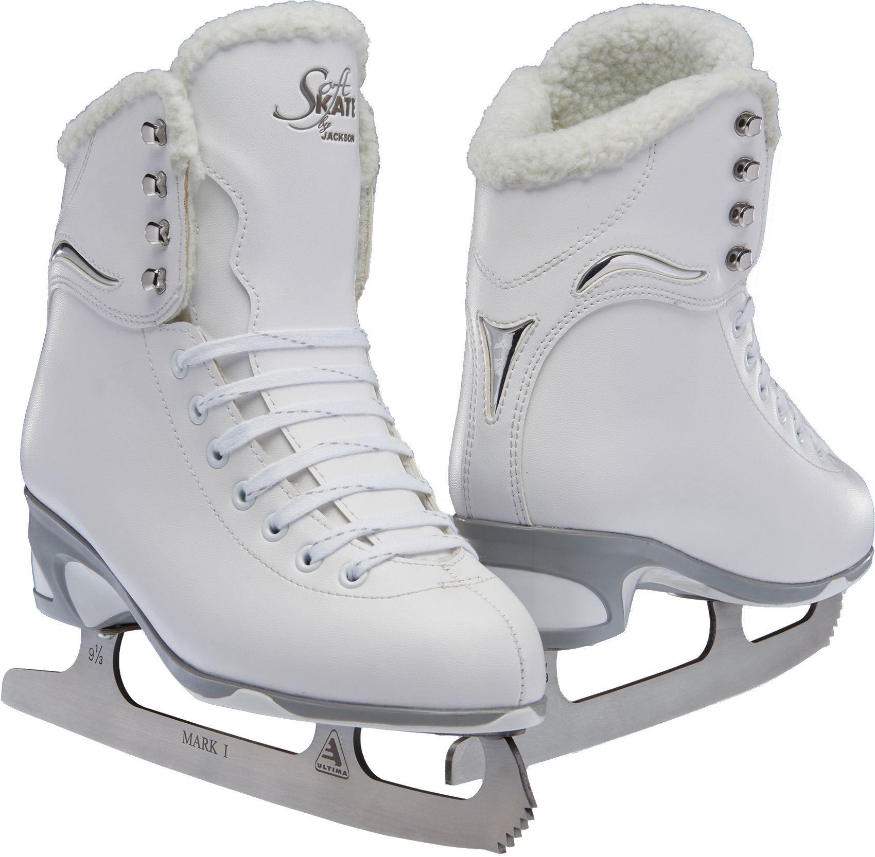white ice skates size 6