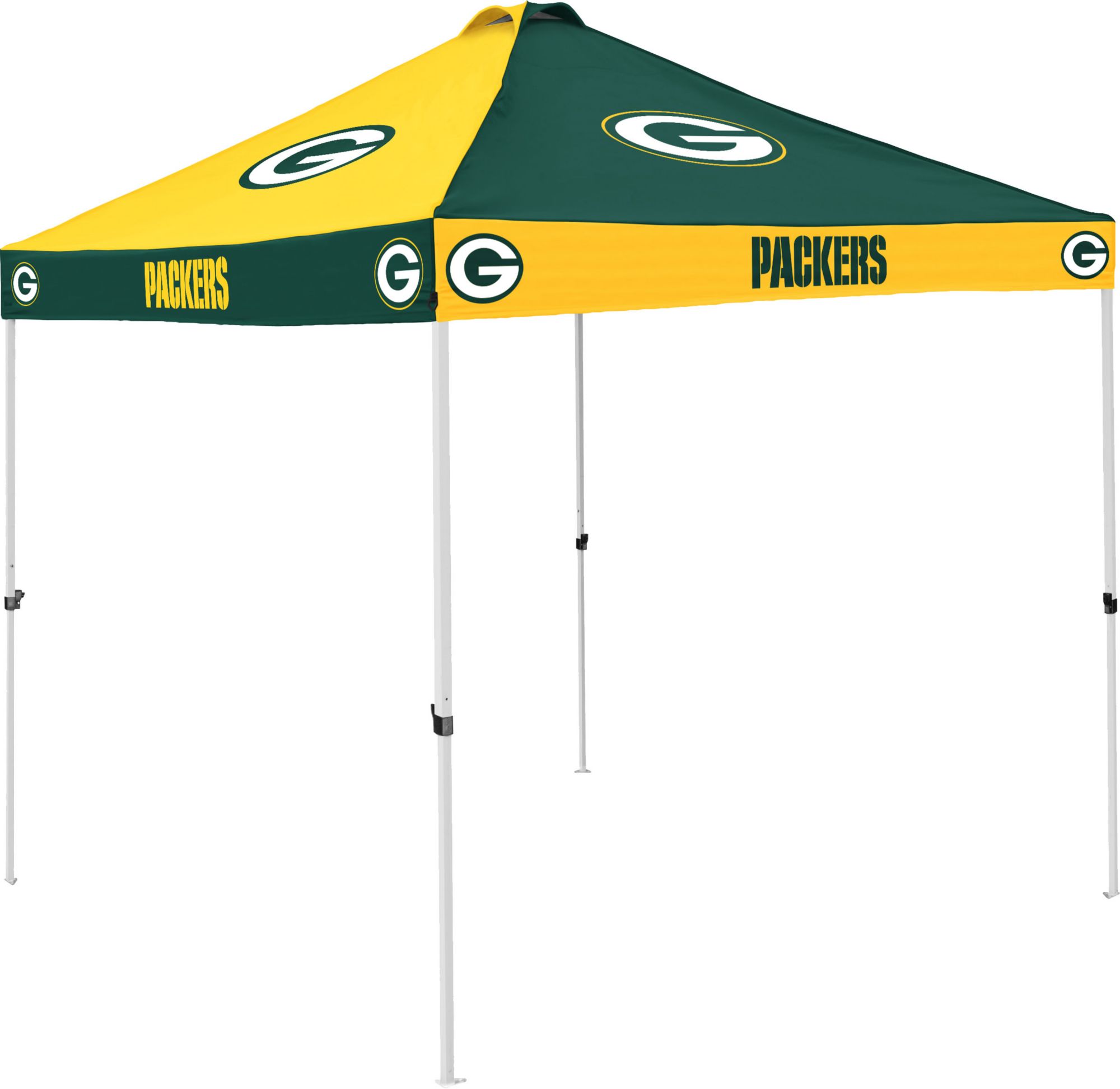 Logo Brands Green Bay Packers Checkerboard 9'x9' Canopy Tent