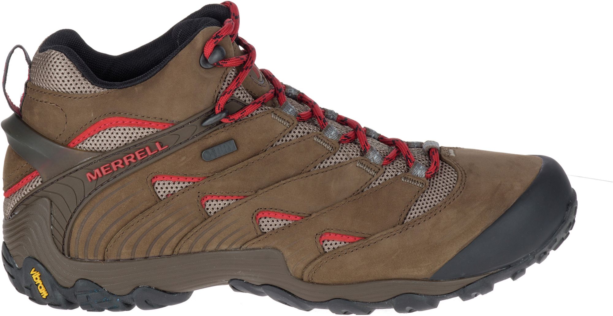 merrell men's chameleon 7 mid waterproof hiking boots
