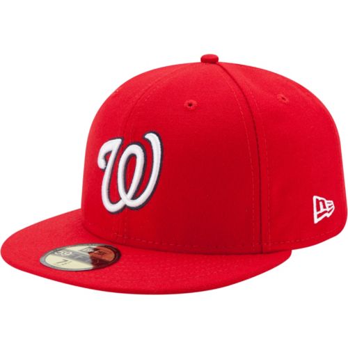 New Era Adult Washington Nationals 59Fifty Game Red Low Crown