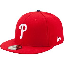 New Era Men's Philadelphia Phillies 59Fifty Game Red Authentic Hat