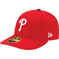 New Era Men's Philadelphia Phillies 59Fifty Game Red Low Crown Authentic Hat