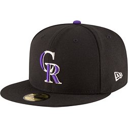 New Era Men's Colorado Rockies 59Fifty Game Black Authentic Hat