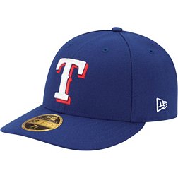New Era Men's Texas Rangers 59Fifty Game Royal Low Crown Authentic Hat