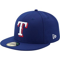 New Era Men's Texas Rangers 59Fifty Game Royal Authentic Hat
