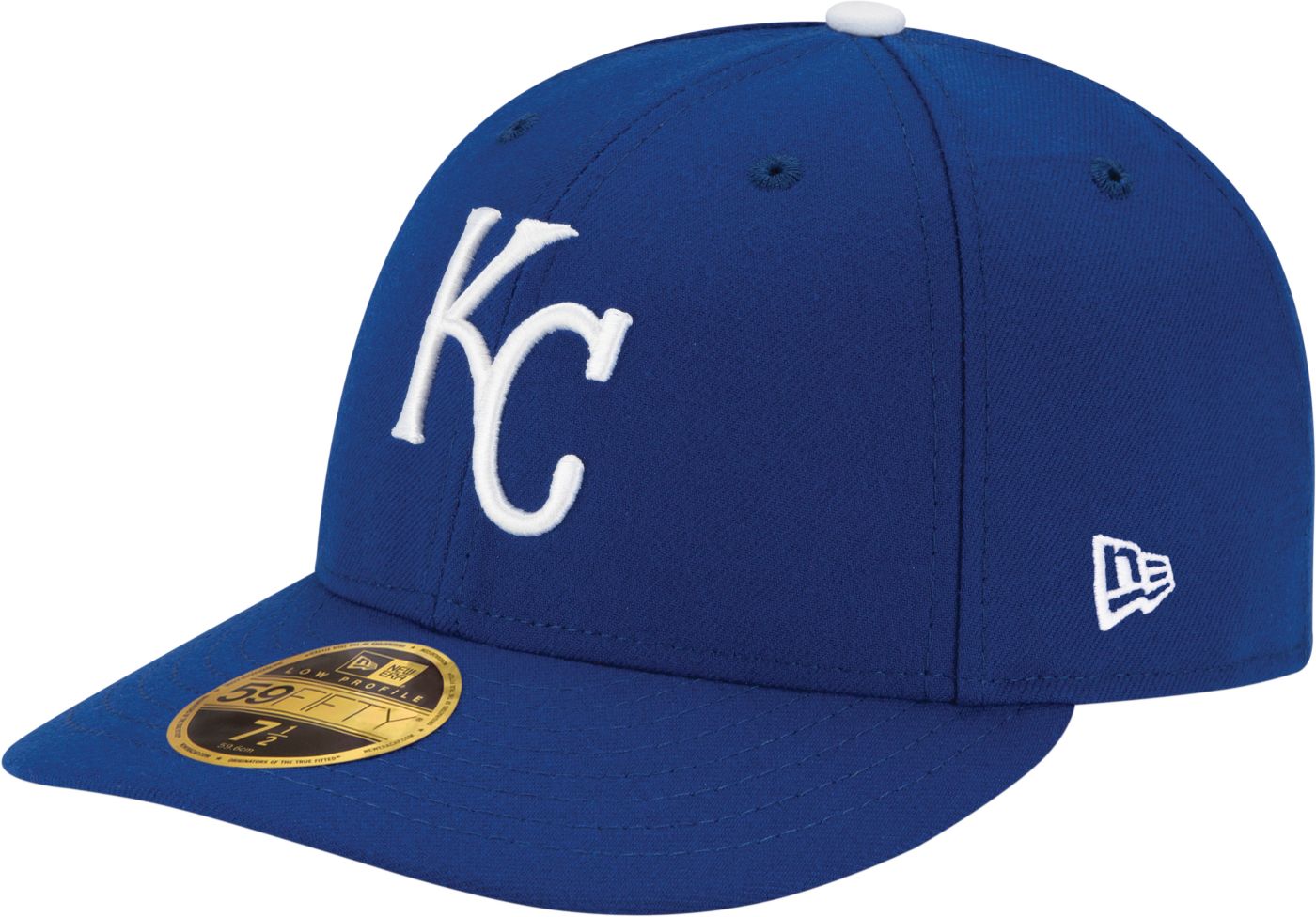 New Era Men's Kansas City Royals 59Fifty Game Royal Low Crown Authentic