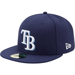 New Era Men's Tampa Bay Rays 59Fifty Game Navy Authentic Hat