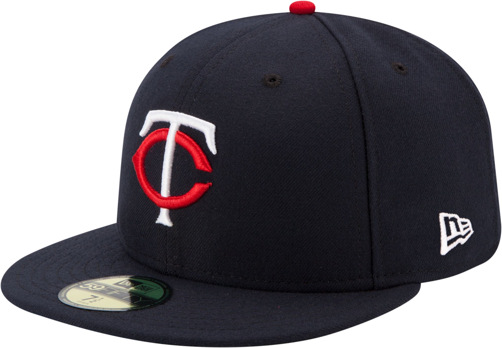 New Era Adult Minnesota Twins 59Fifty Home Navy Authentic Hat