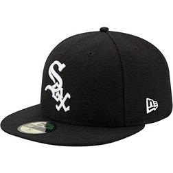New Era Men's Chicago White Sox 59Fifty Game Black Authentic Hat